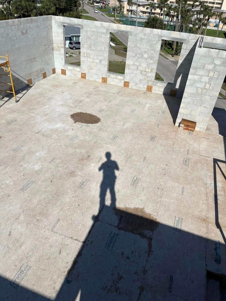 Construction services Port Orange FL - concrete slab and driveway flatwork installation