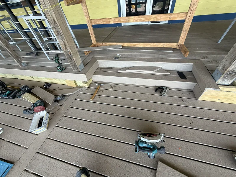 Construction services Port Orange FL - composite deck installation